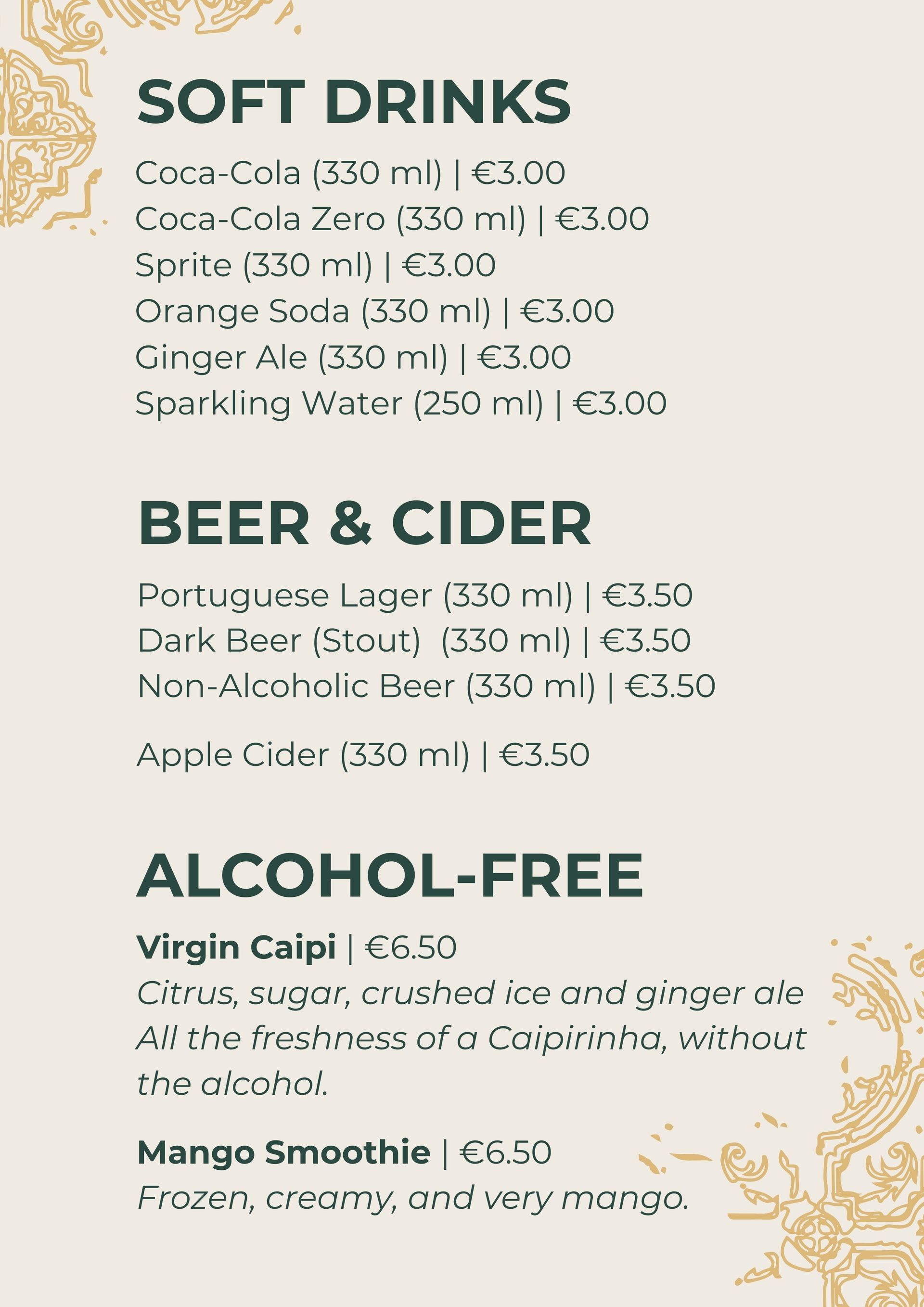 Soft Drinks