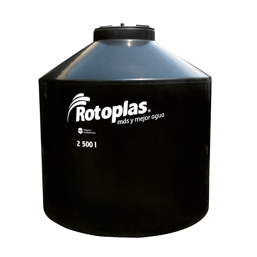Mejor agua 2500 lts. negro