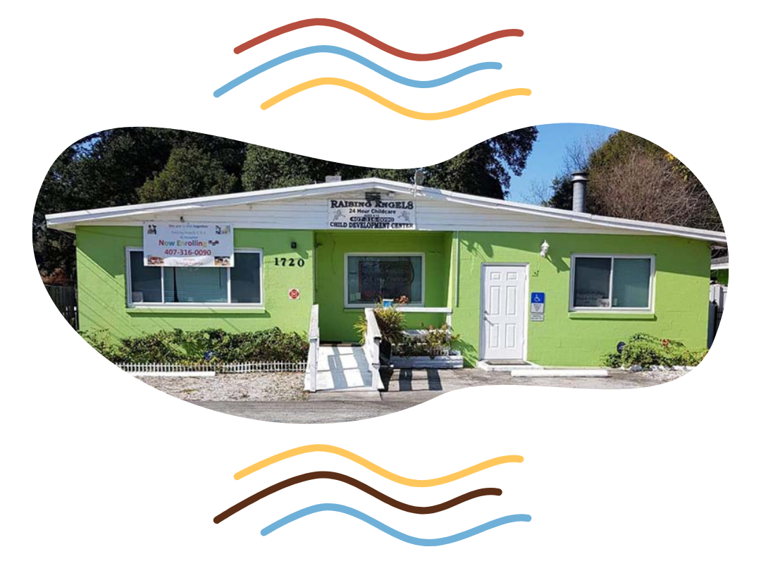 Raising Angels Childcare Orlando green building exterior
