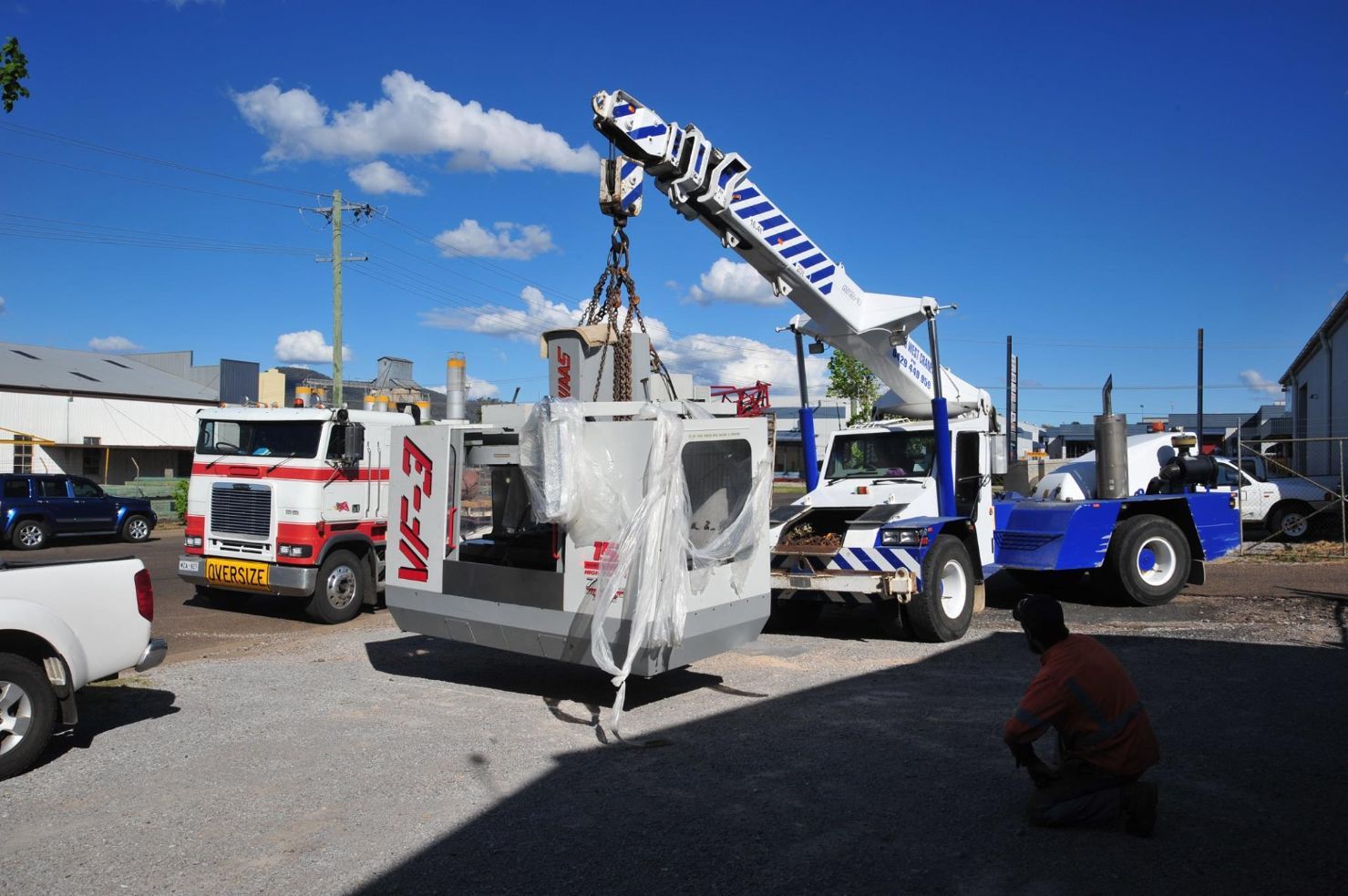 Arrival Of Haas 5 Axis Vertical Machining — Machining in Tamworth, NSW