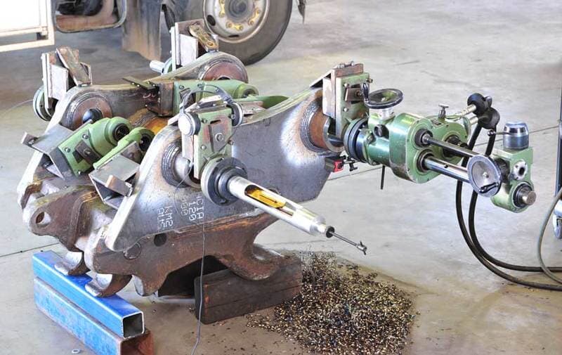 Line Boring And Scrap Metals On The Ground — Line Boring in Tamworth, NSW
