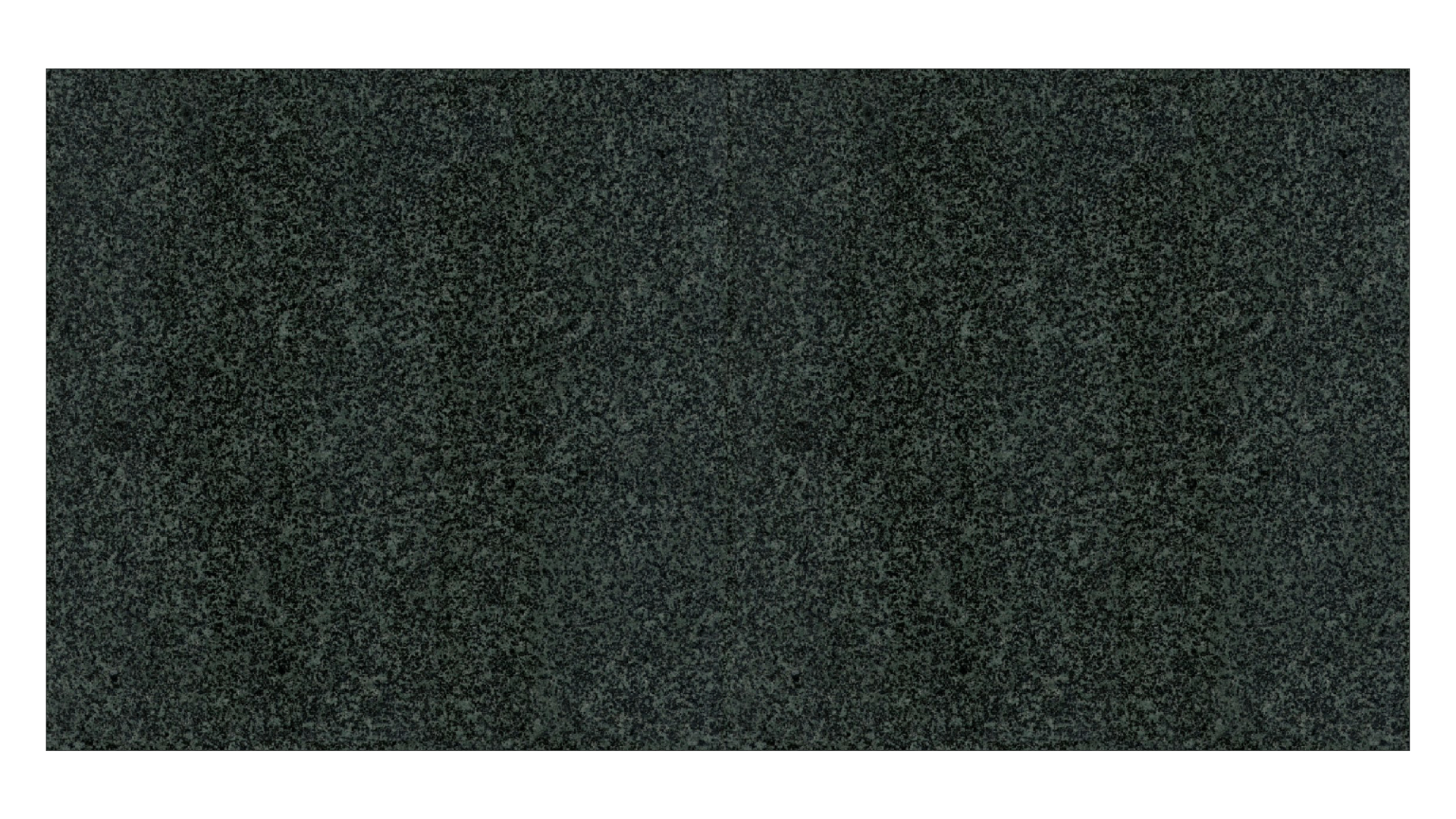 A dark, charcoal-gray granite or stone surface with a fine, speckled texture.