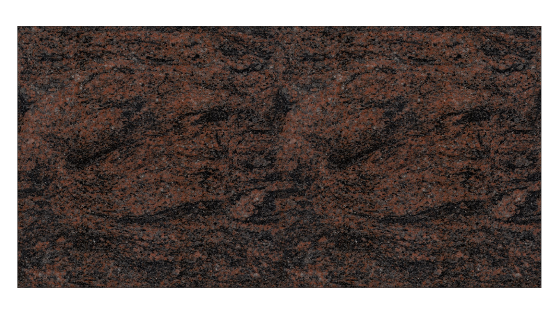A seamless texture of dark brown granite with black, fine-grained flecks and subtle, horizontal veining.