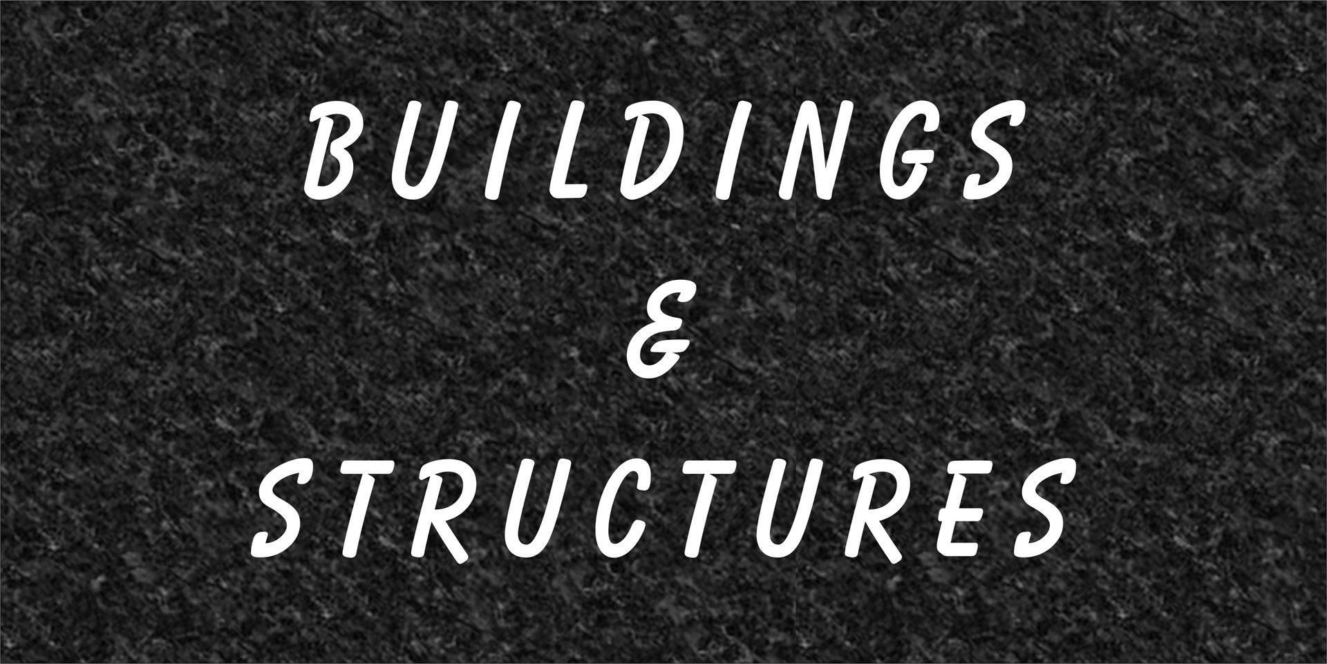 White text on a black, textured background that reads: 