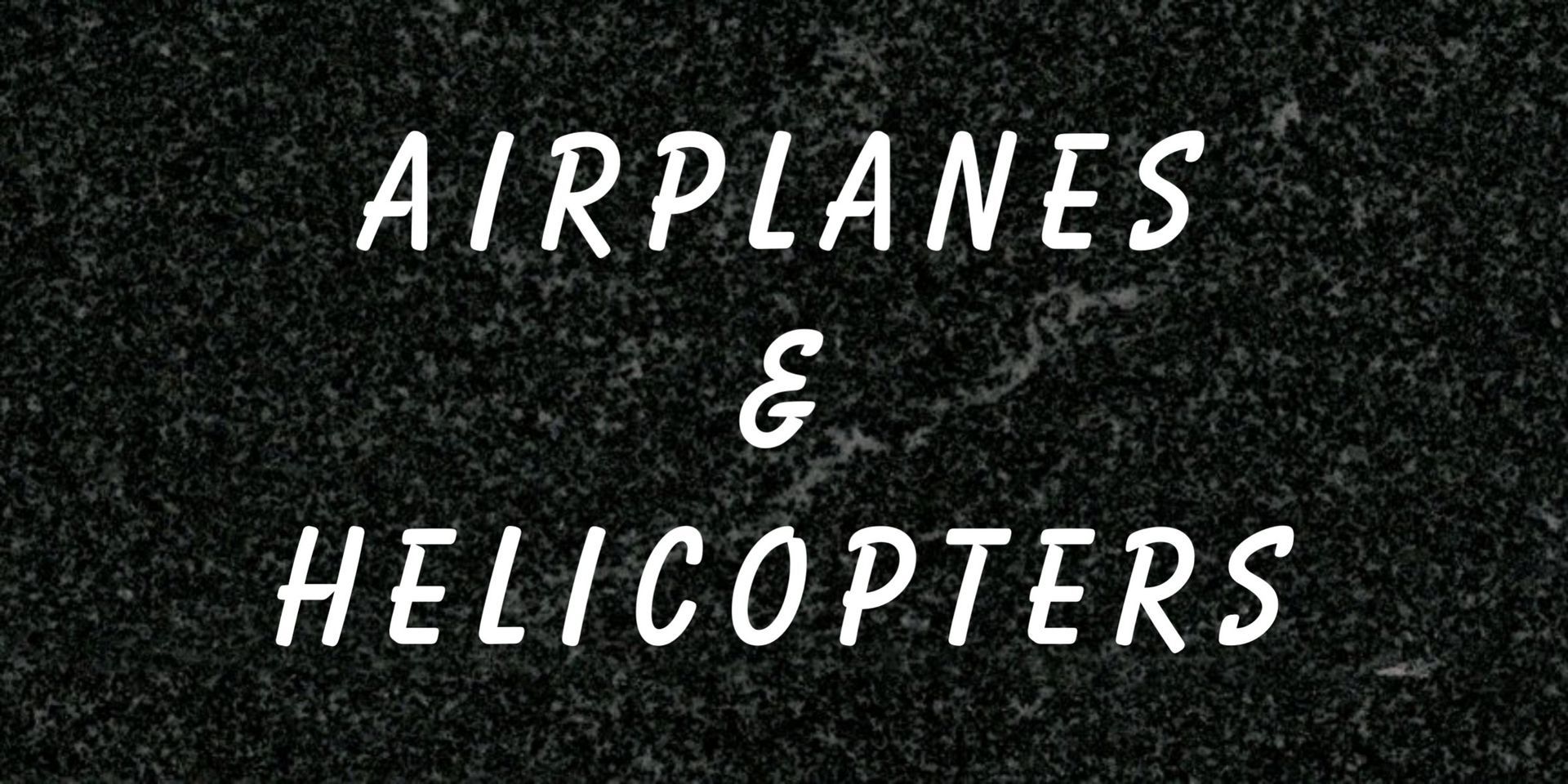 White text on a black, textured background reads 