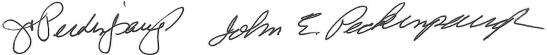 Black cursive handwritten signature on a light background
