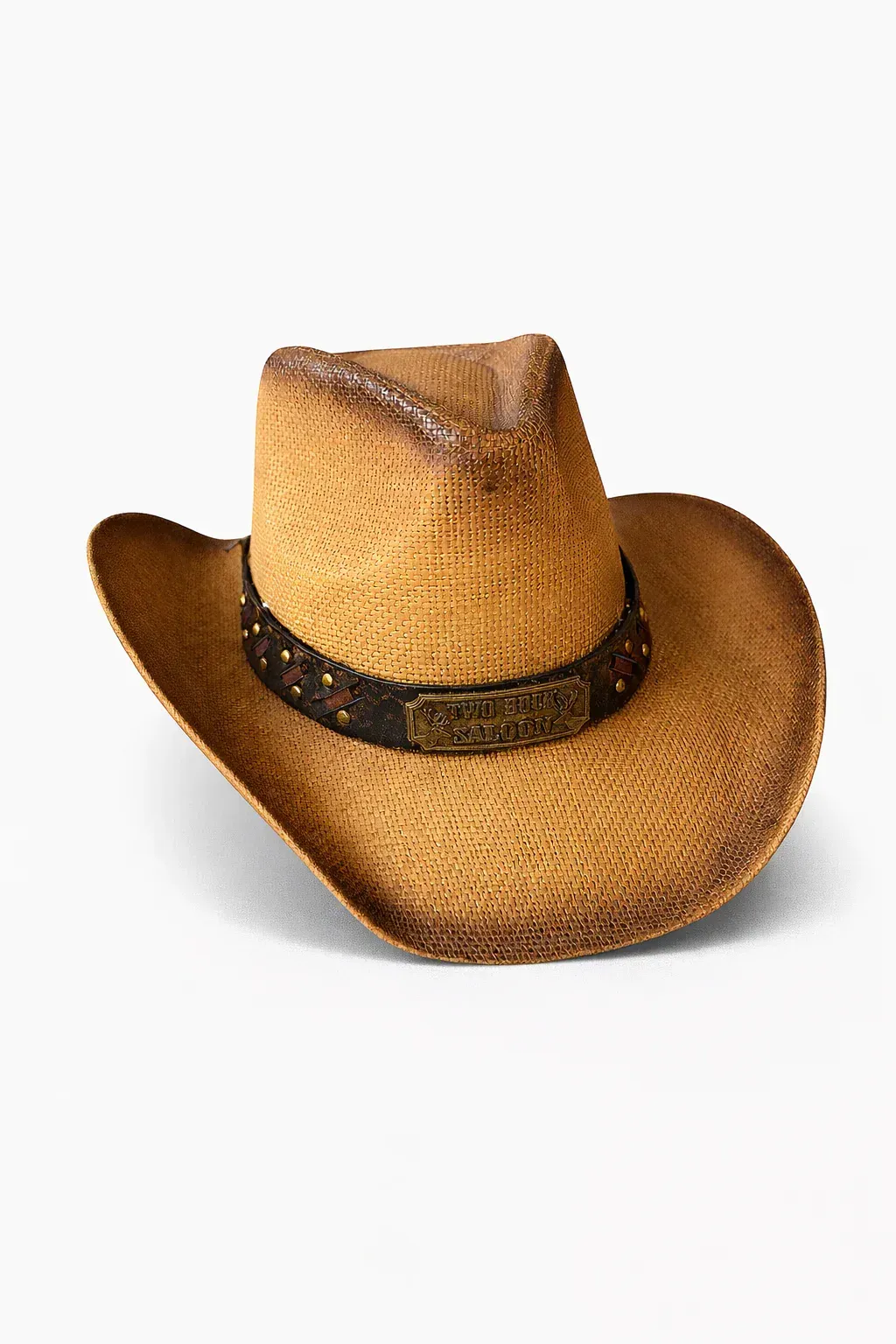 VINTAGE BROWN COWBOY HAT