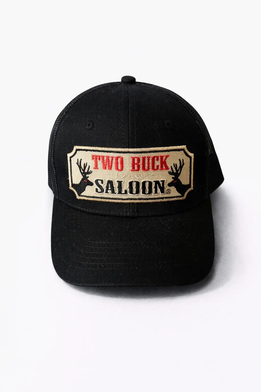 TWO BUCK BLACK TRUCKER HAT