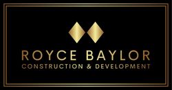 The logo for royce baylor construction and development