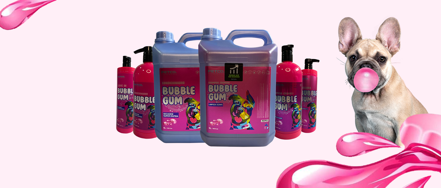 Produtos da Linha Bubble Gum