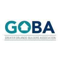 GORA logo with teal and navy text above “Greater Orlando Builders Association” subtitle