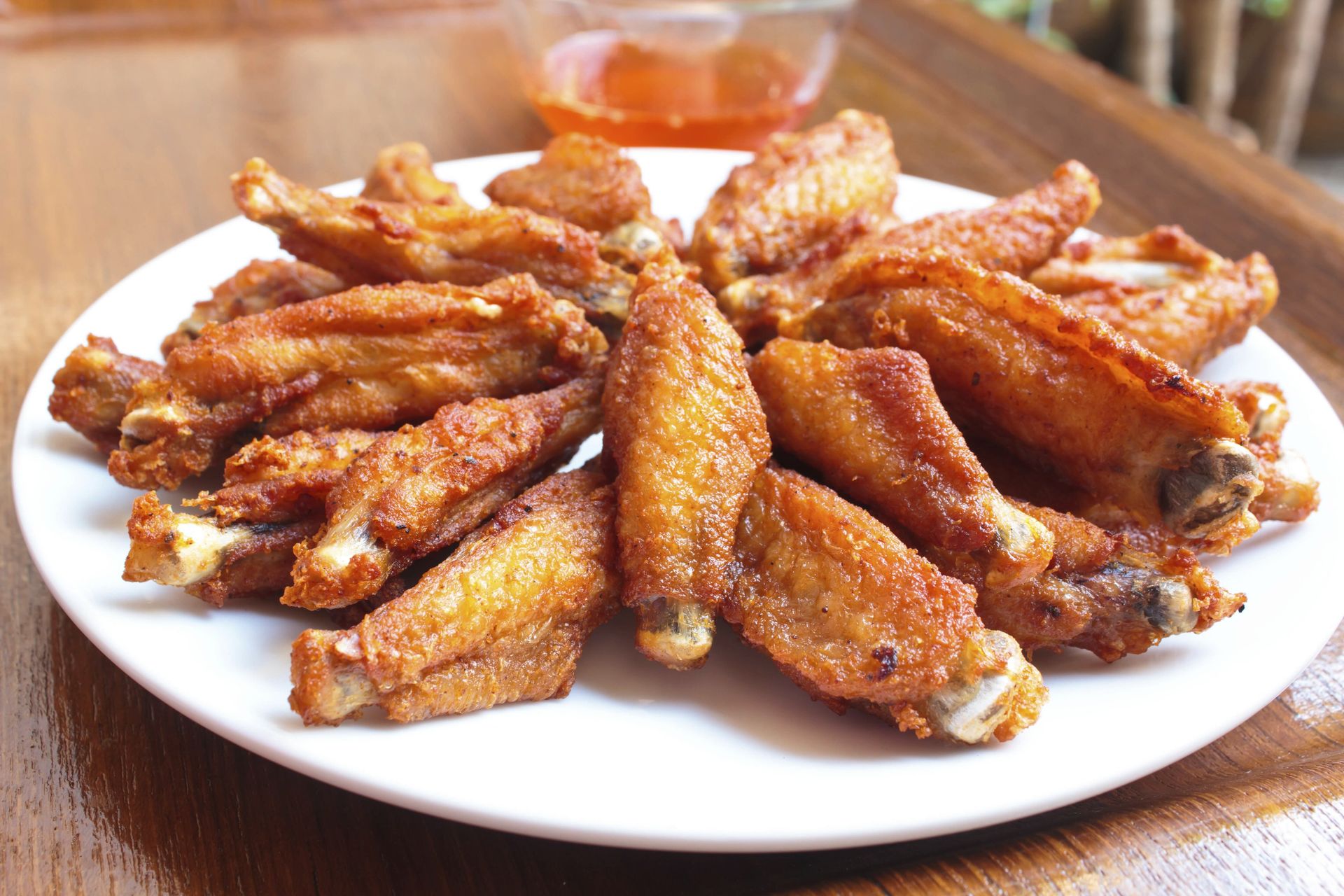 Plate of Chicken Wings