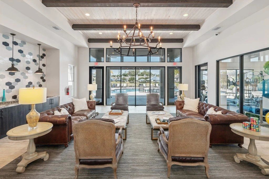 Clubhouse at Deerwood Village Apartments in Ocala. FL.