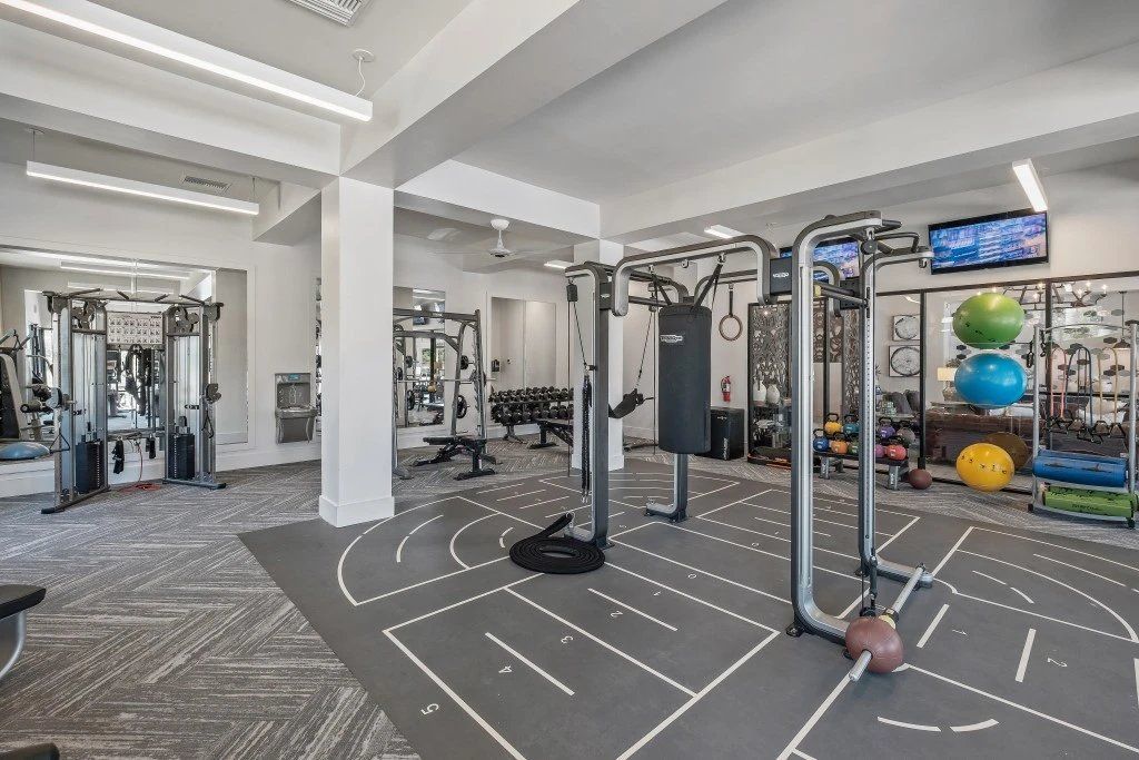Fitness Center at Deerwood Village Apartments in Ocala. FL.