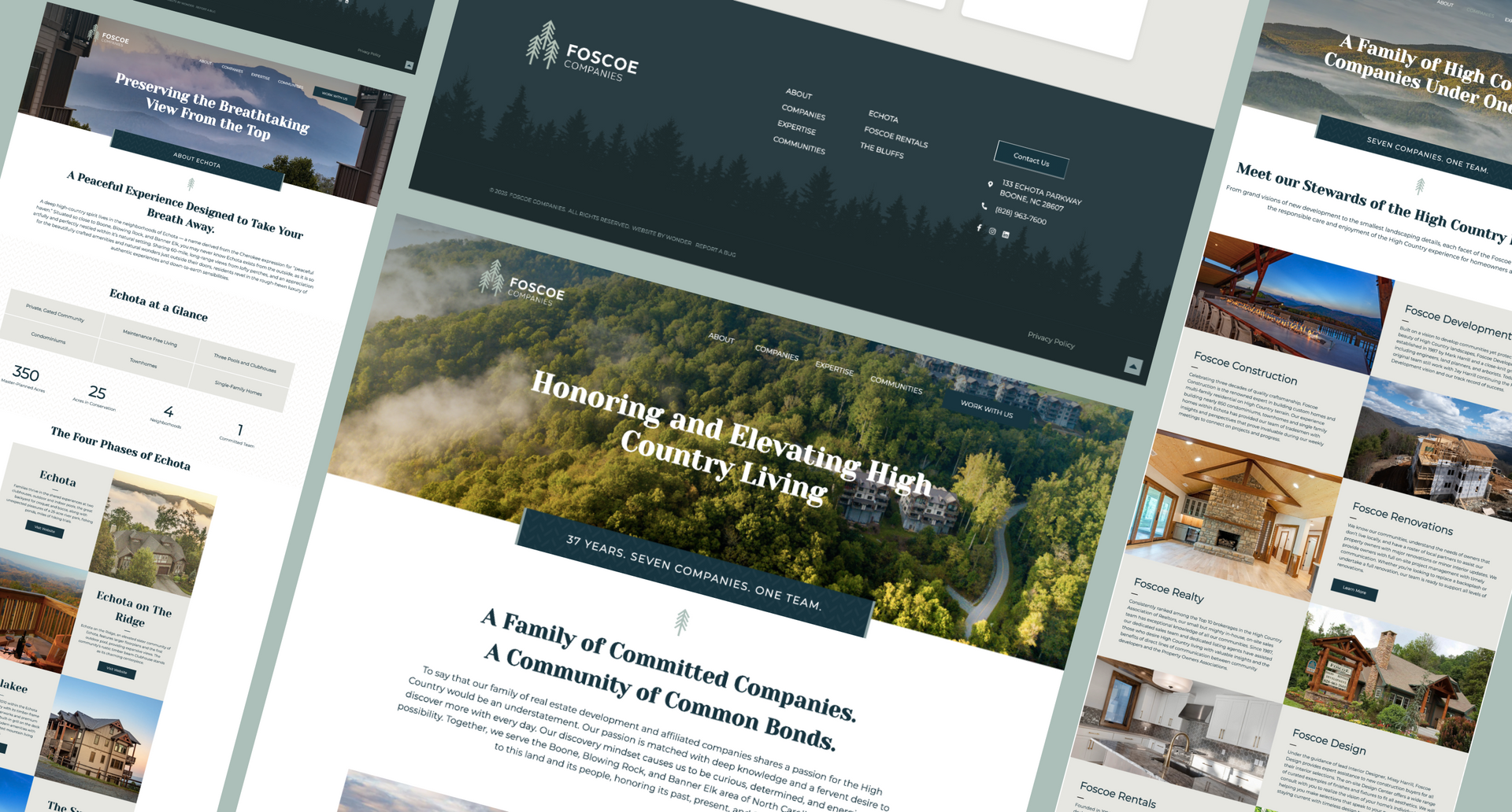 Foscoe Farms client project work by Work with Wonder