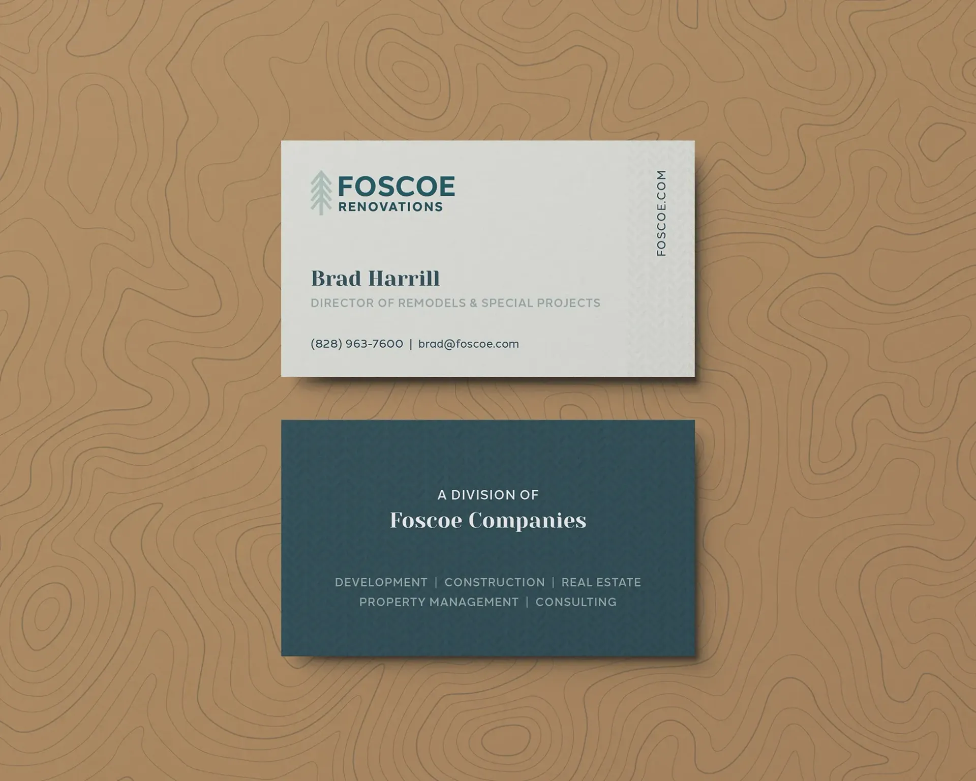 Email window with a signature for Jay Harrill, CEO / Developer at FOSCOE COMPANIES.