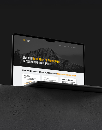Made to Matter website design by Work with Wonder
