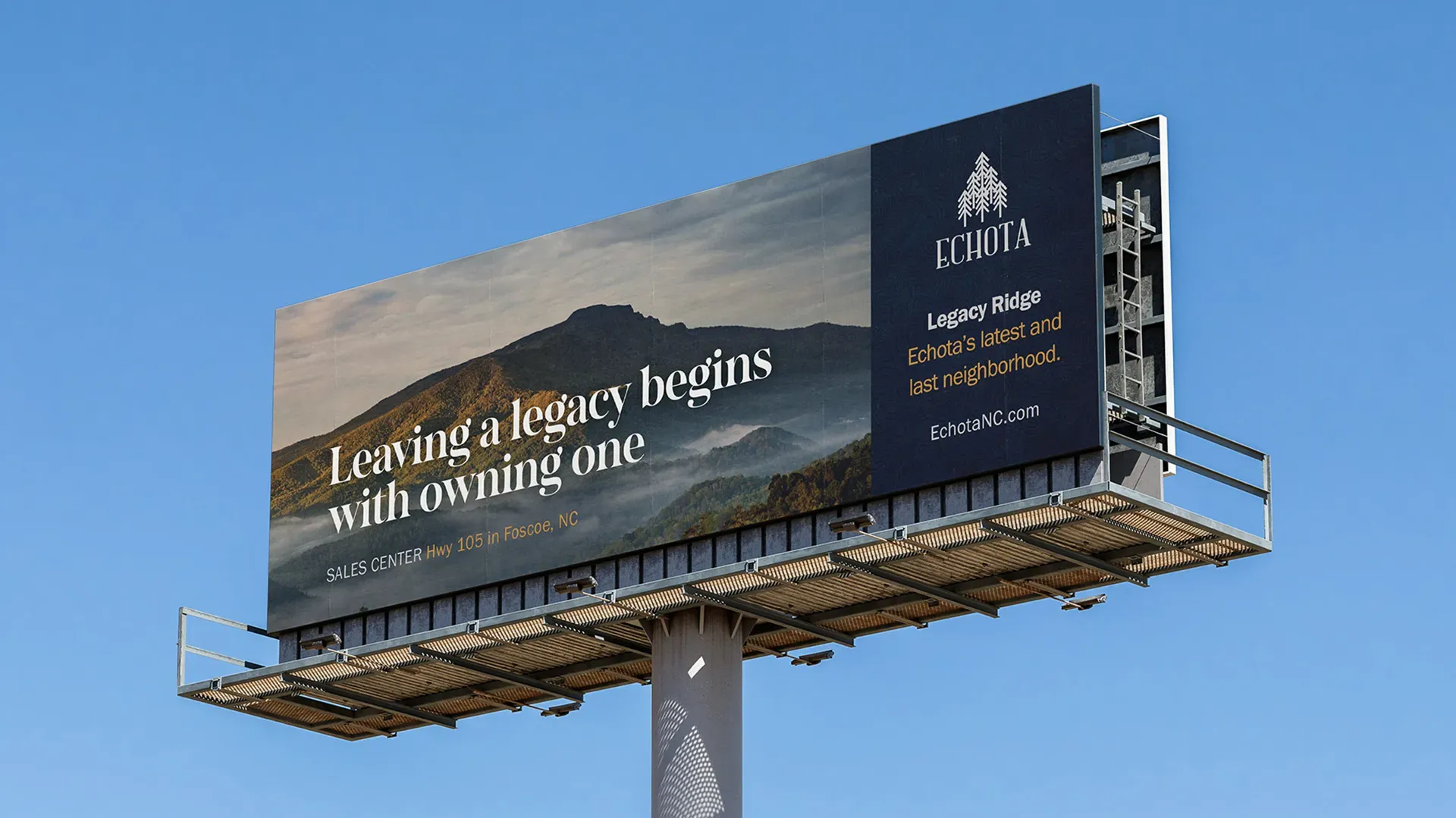 Billboard ad for 
