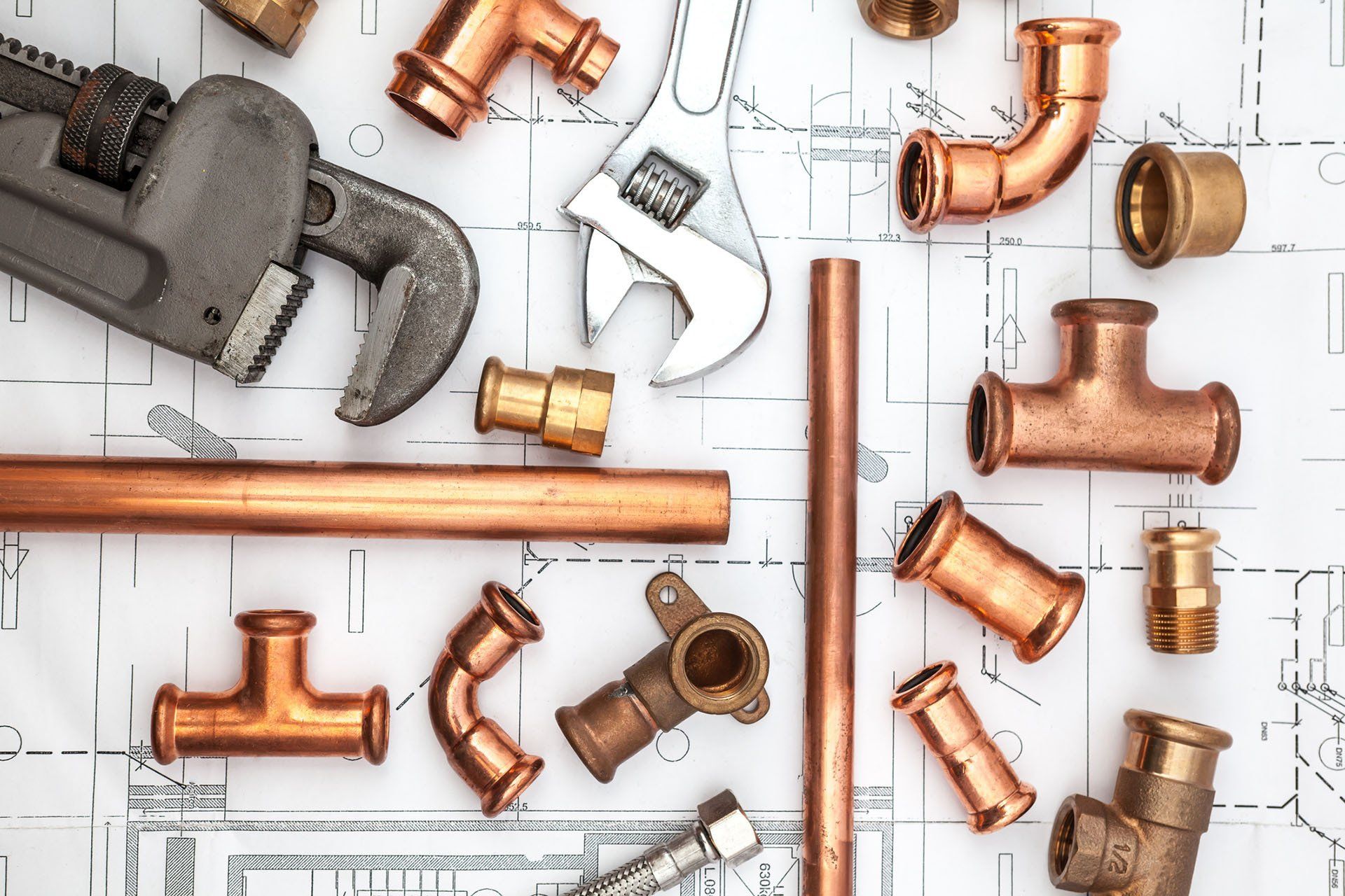 Plumbing Pipes and Tools — Rising Sun, MD — McDowell Plumbing & Heating
