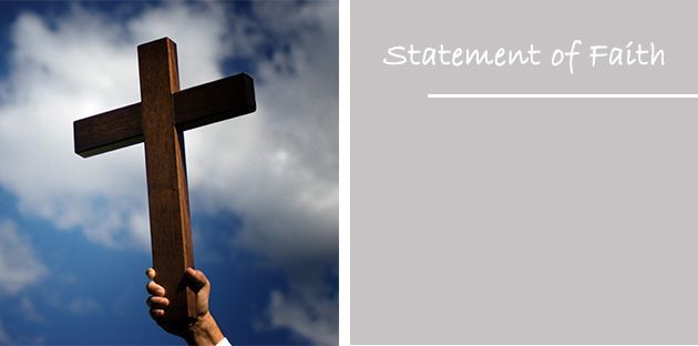 A hand holding a wooden cross against a cloudy sky, with text 