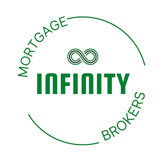 A green logo featuring an infinity symbol above the word 