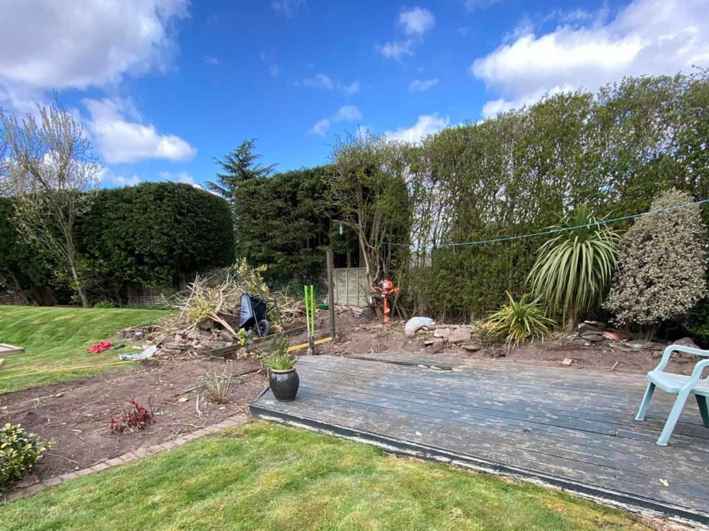 Nottingham Fencing before installing privacy fencing in Keyworth