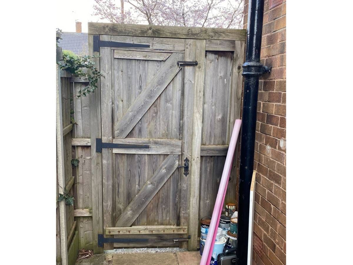 Nottingham Fencing old garden gate
