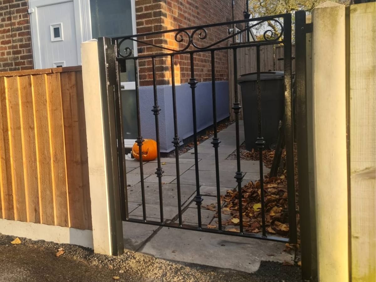 front garden metal gate