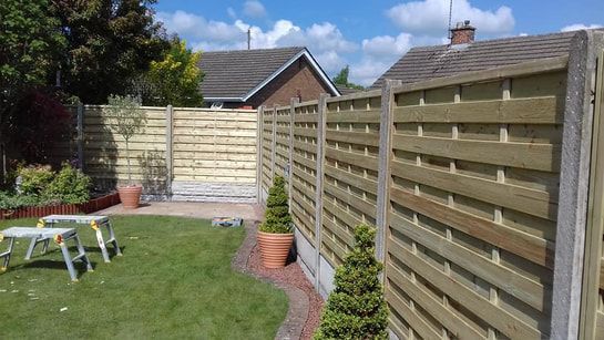 Nottingham Fencing installed garden fencing in Keyworth