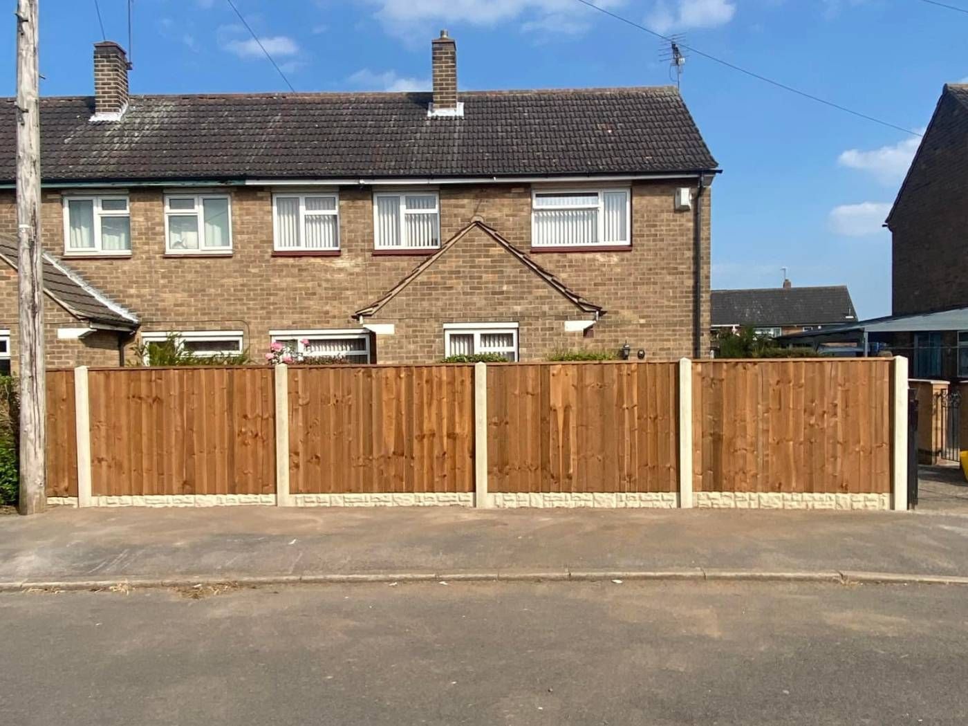 Front garden fencing in Ilkeston