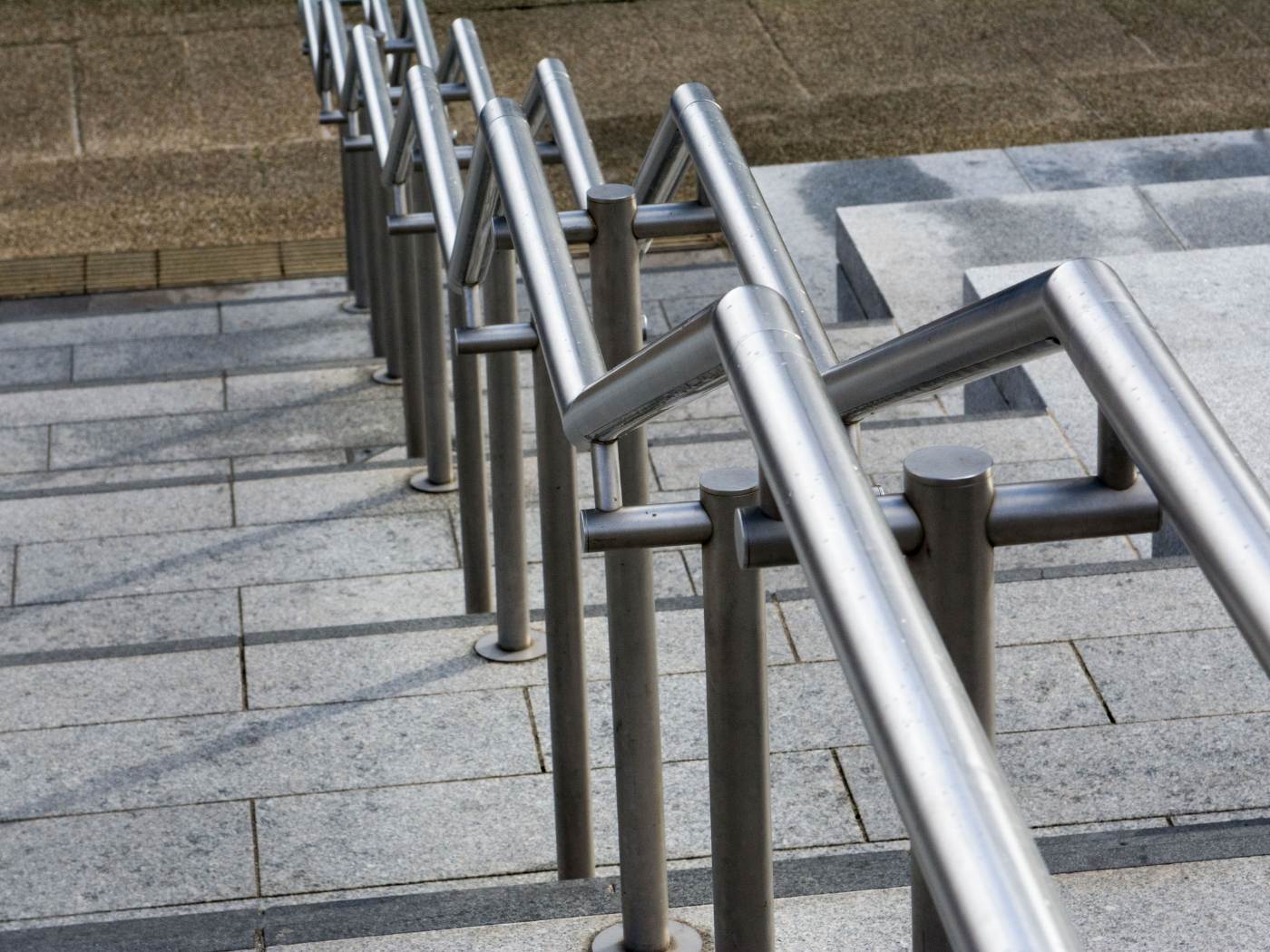 Nottingham Fencing chrome handrail