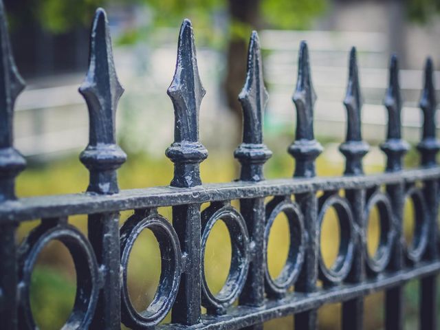 Spear top wrought iron railings installed in Nottingham