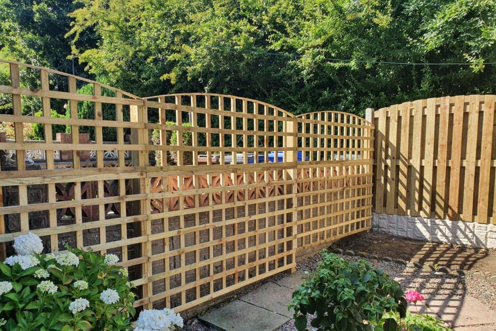 Trellis fencing in Nottingham