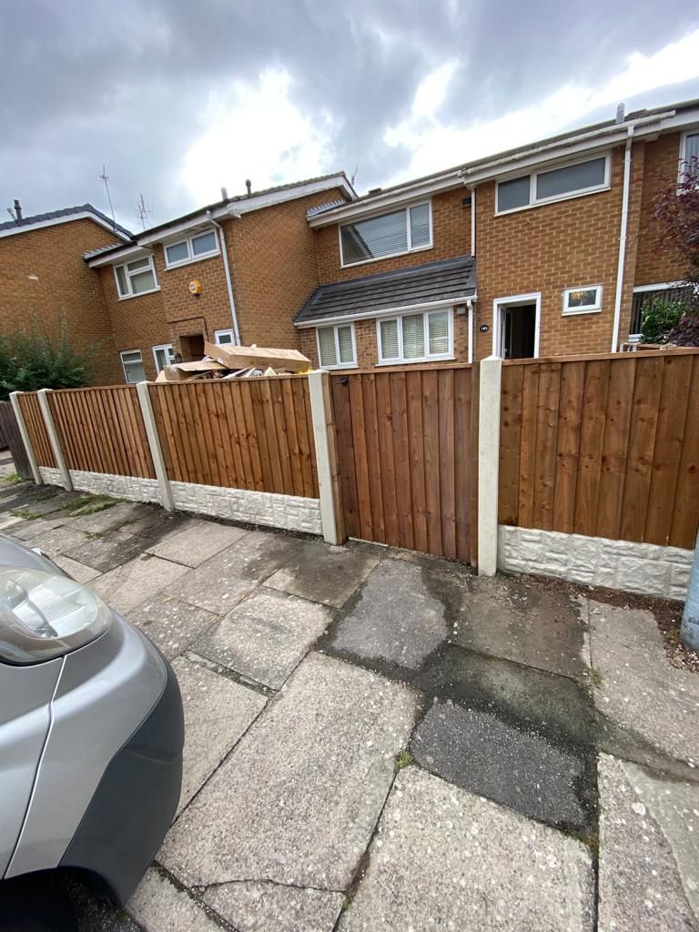 front garden wooden gate in Nottingham