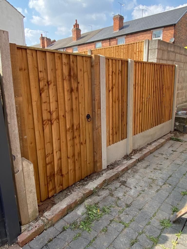fence and wooden gate Nottingham