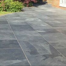 Slate paving in Nottingham