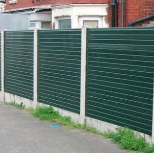 Nottingham Fencing Green composite fencing panels