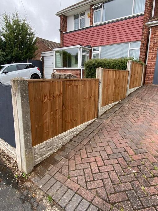 Nottingham Fencing new fencing in Rise Park Nottingham