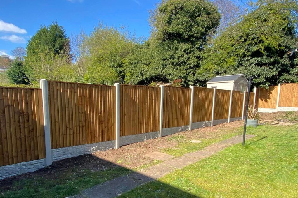 Garden fencing installed in Nottingham by Nottingham Fencing