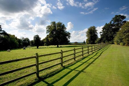 Nottingham Fencing post and rail fence