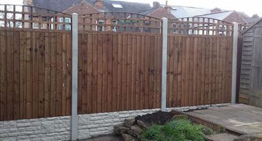 Garden fencing in Nottingham