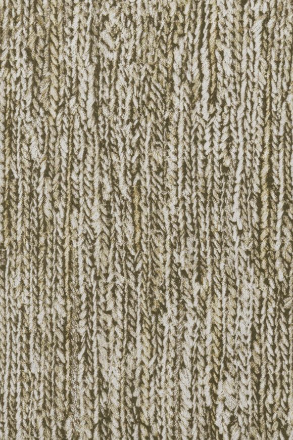 Textured beige and olive green woven pattern.