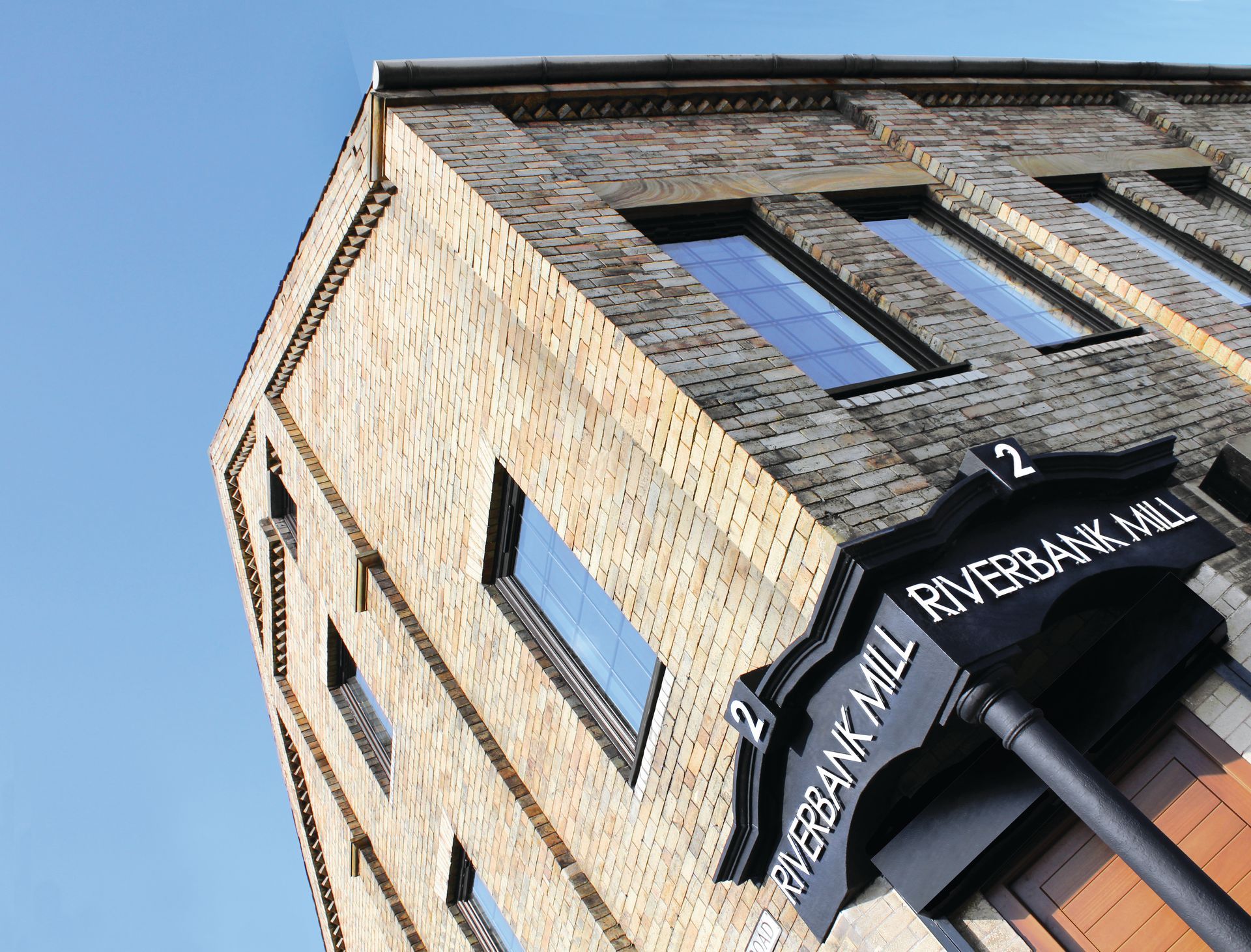 Riverbank Mill in Newmilns – a refurbished mill building now used as a furniture company HQ