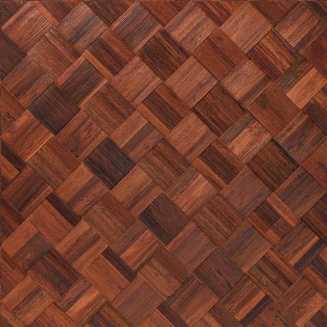 sustainable woven banana leaf wall panels