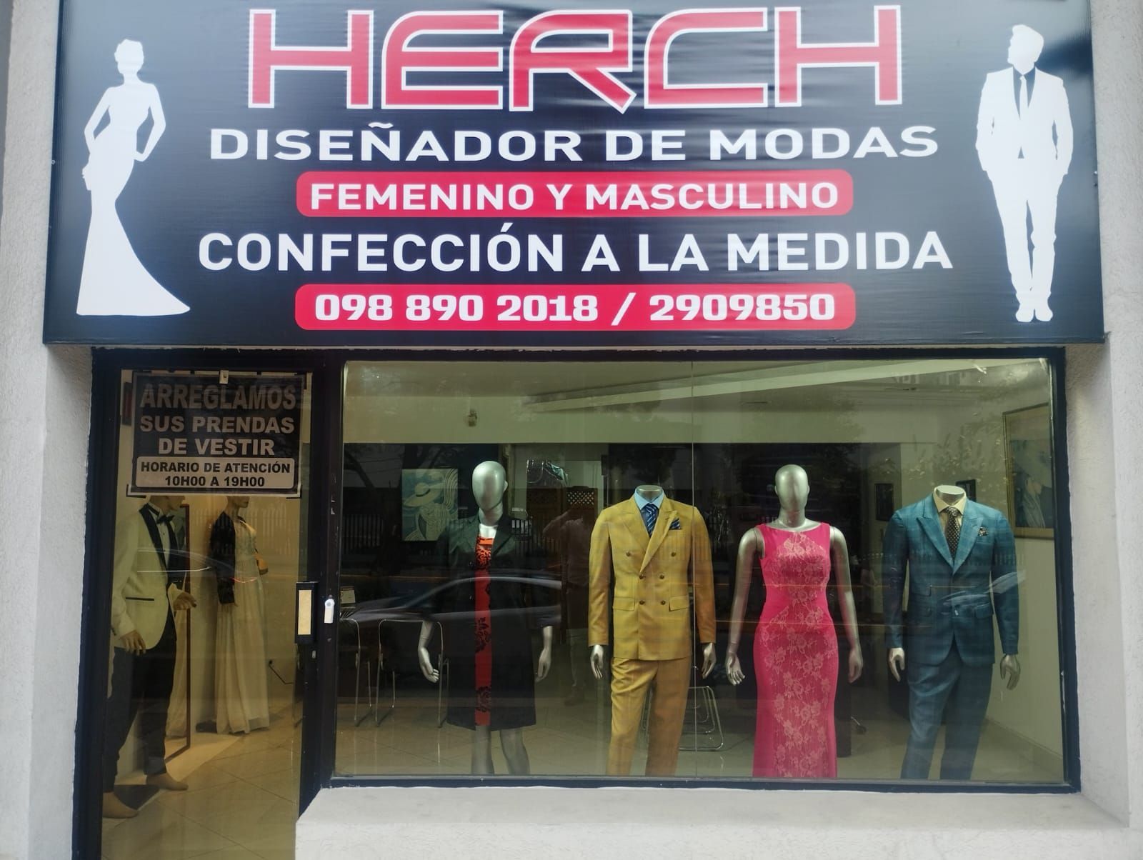 Vista externa de HERCH UNIFORMES EMPRESARIALES Y ALTA COSTURA