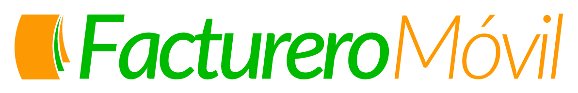 Logo for FactureroMóvil, with a green 