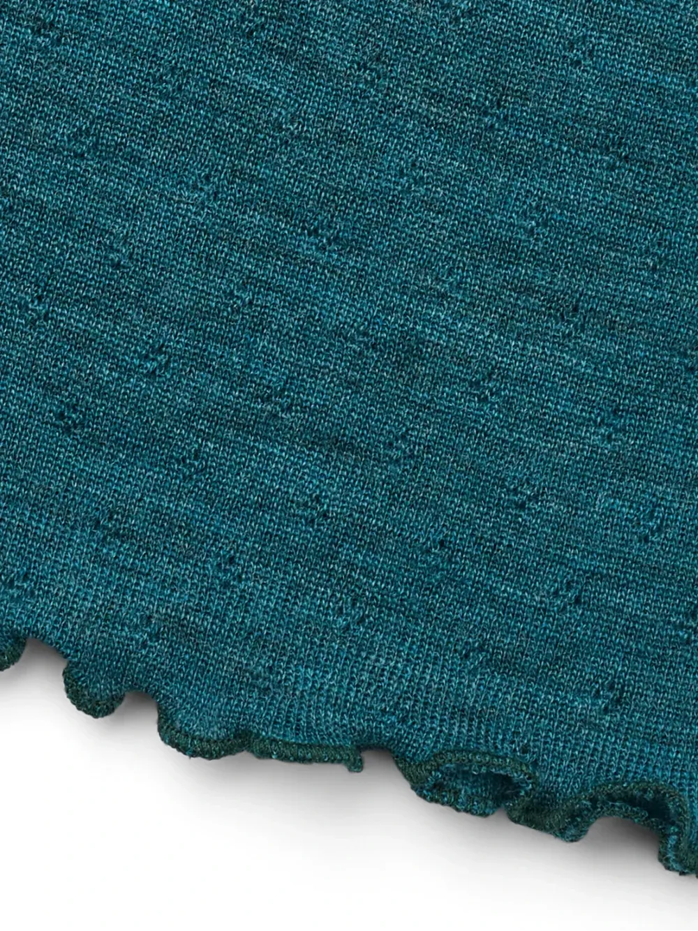 Triangle scarf merino wool turquoise melange Jalfe
