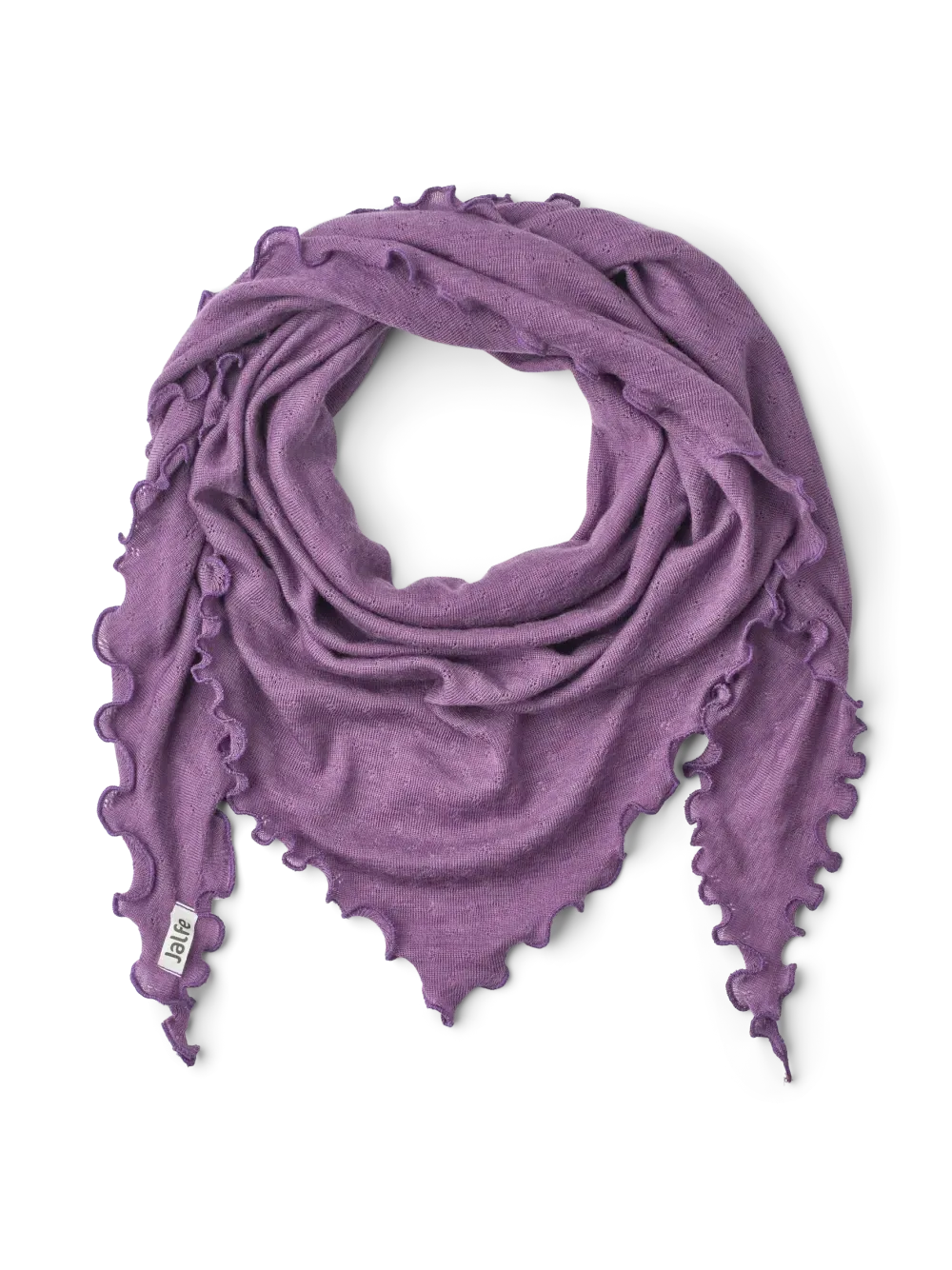 Triangle scarf merino wool tulip melange Jalfe