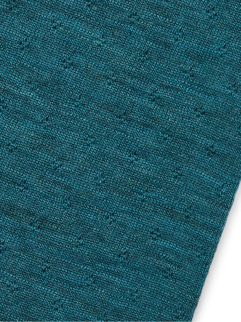 Shirt merino longsleeve eyelet turquoise melange Jalfe