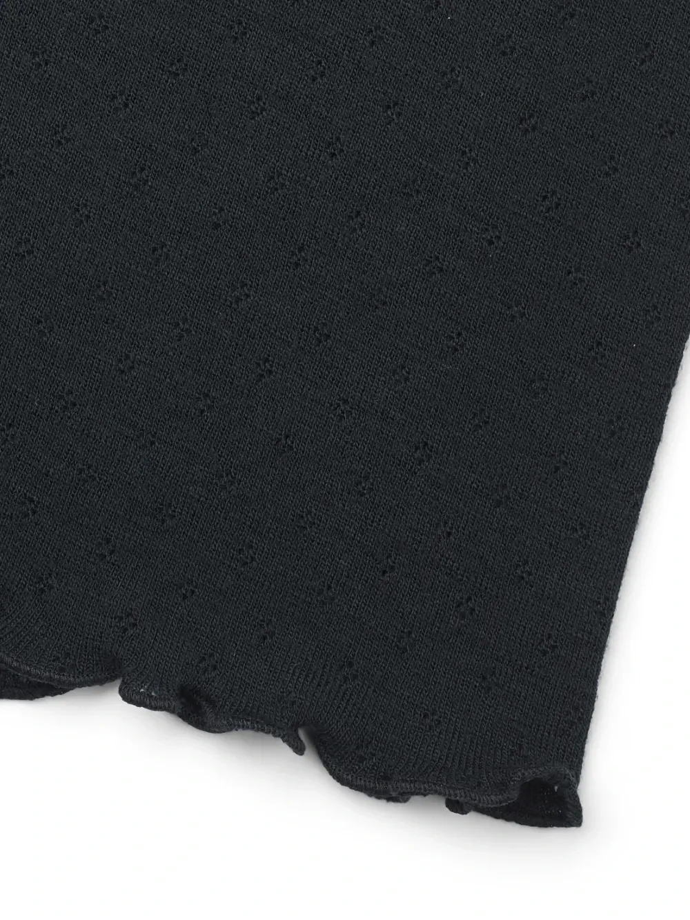 Top merino eyelet black Jalfe